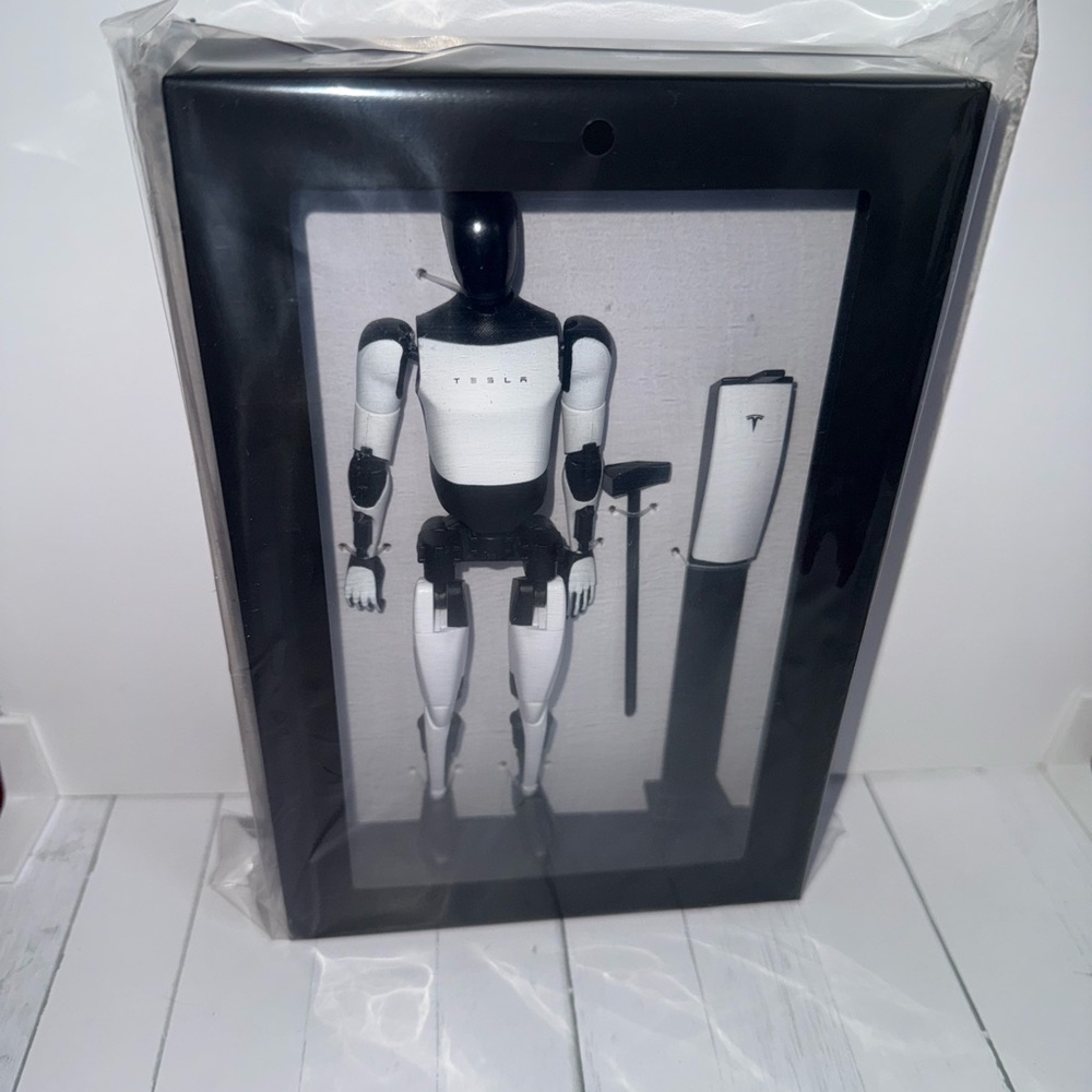 Tesla Robot Action Figure